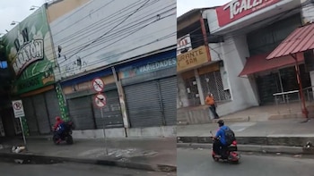 Los mensajes intimidatorios mencionan barrios como La Paz y Los Olivos, donde el temor mantiene en alerta a comerciantes y residentes - crédito redes sociales / X