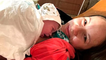 Uno de los bebés que