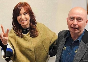 Cristina Kirchner e Carlos Solari