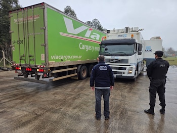 Operativo de la Aduana en Ruta 14