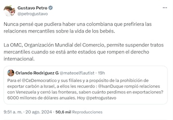 El presidente se fue contra