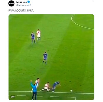 Las reacciones a la jugada de Lionel Messi ante Perú SF