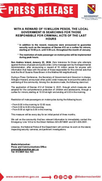 Las medidas se tomaron luegp