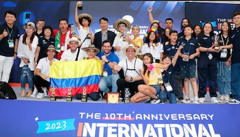 Estudiantes colombianos ganaron medalla de