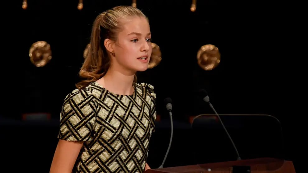 La princesa Leonor en los 'Premios Princesa de Asturias 2021' (AGENCIA EFE).