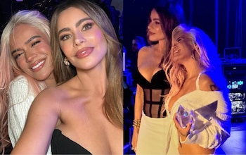 Sofía Vergara y Karol G en un montaje de Infobae Colombia