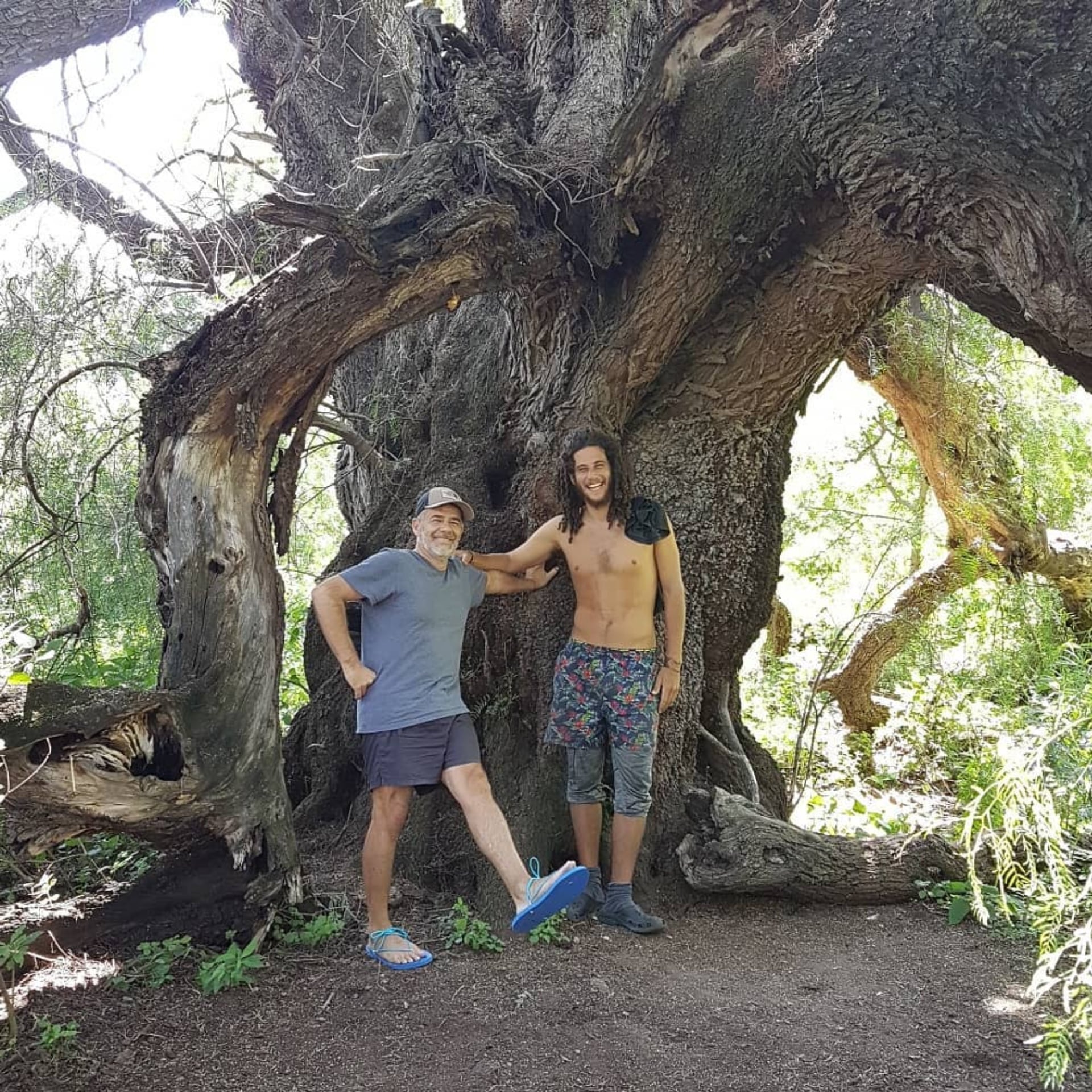Julián junto a su hijo Jerónimo, con quien tiene una estrecha relación (Instagram)