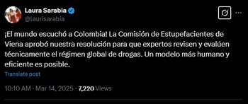 La cancillería colombiana enfatiza avances