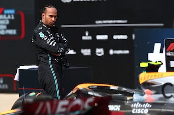 Lewis Hamilton volvió a mostrar
