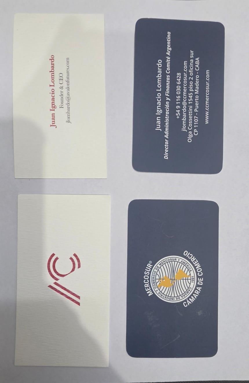 Las tarjetas de Lombardo