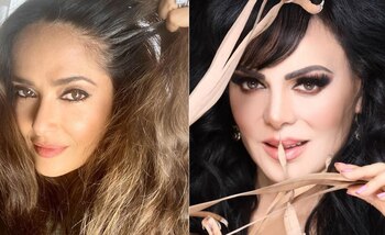 Salma Hayek y Maribel Guardia