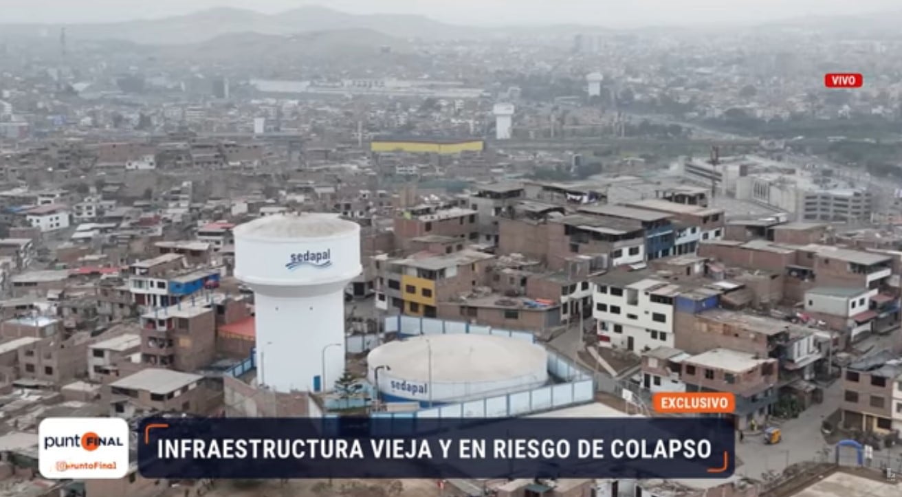 Sedapal: ¿Qué pasaría con el agua de Lima ante un terremoto? el 35% de las tuberías de Lima ya superó su vida útil y colectores con hasta 100 años