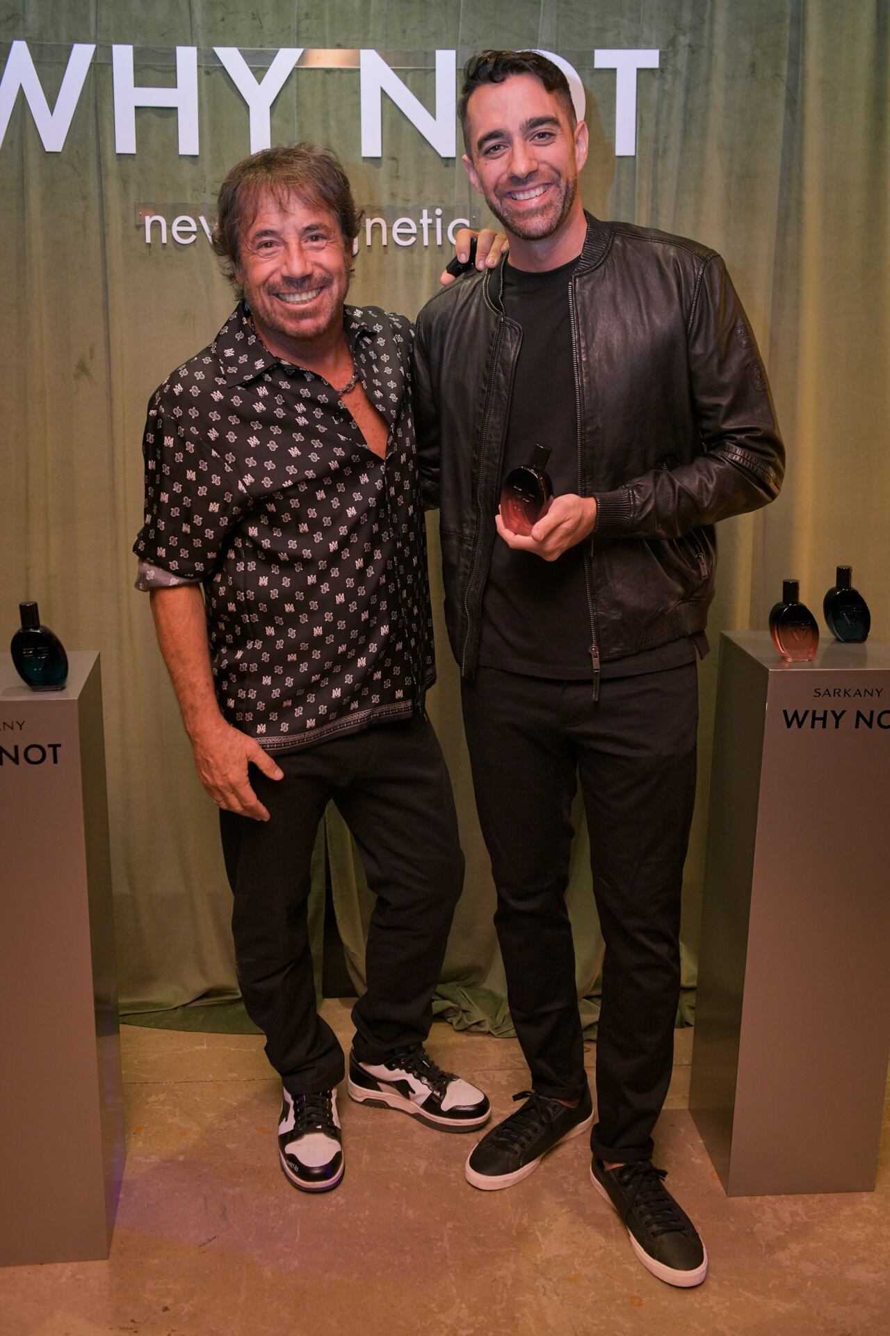 Ricky junto a Franco Pellegrini