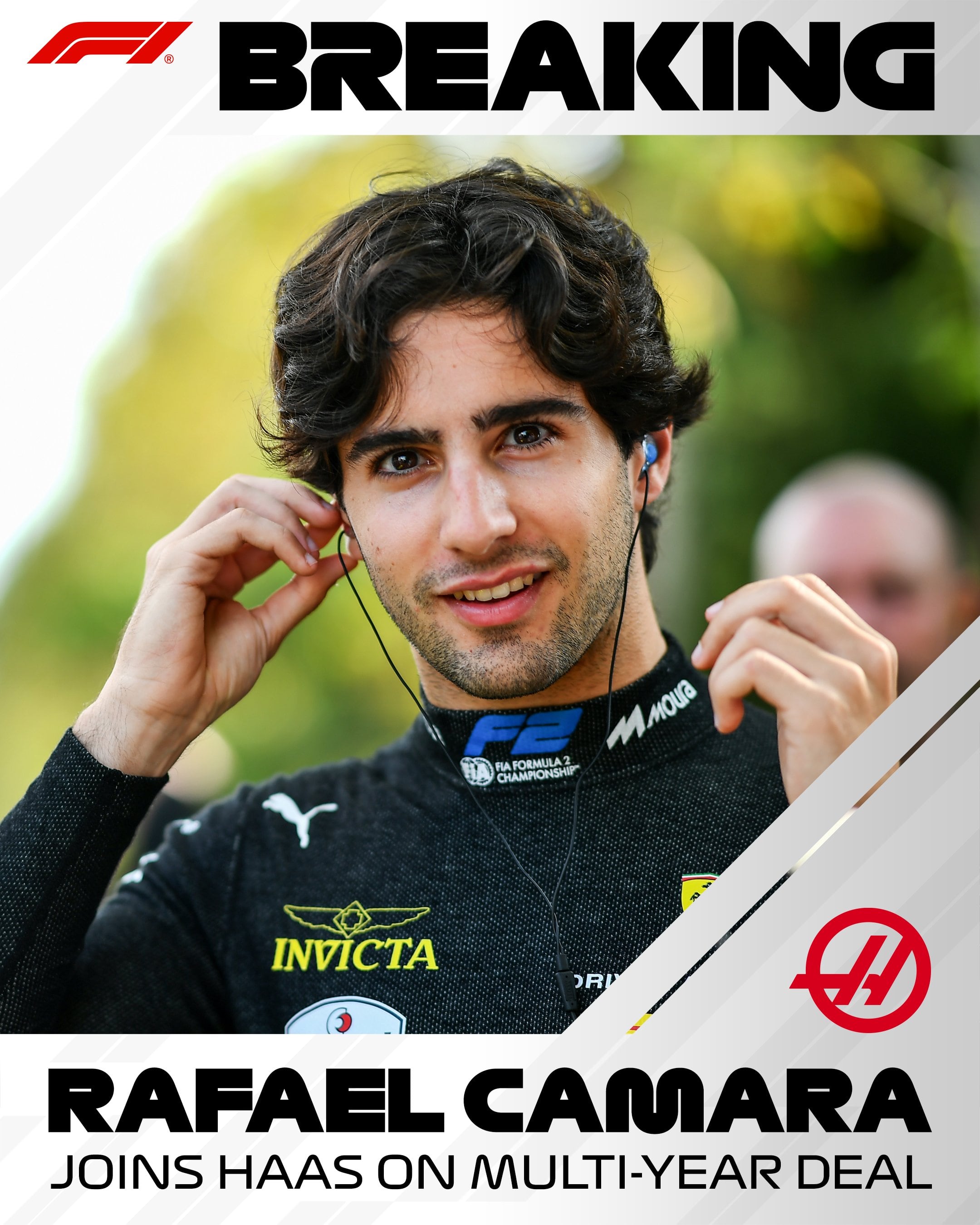 El brasileño Rafael Camara se unirá a la escudería Haas (@F1)