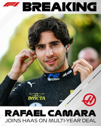 El brasileño Rafael Camara se unirá a la escudería Haas (@F1)