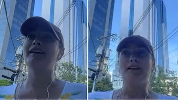 La caleña Natalia Arcila y su familia sobrevivieron a dos terremotos registrados en Cali y Panamá en menos de dos meses - crédito Captura de video