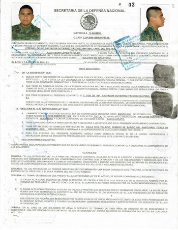 El embajador de México ante la OEA comparte en X archivos castrenses que describen trámites en junio de 2014, un reporte de actividades la mañana del 26 de septiembre y contactos esporádicos con mandos superiores