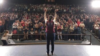 Claudia Sheinbaum de reunión con