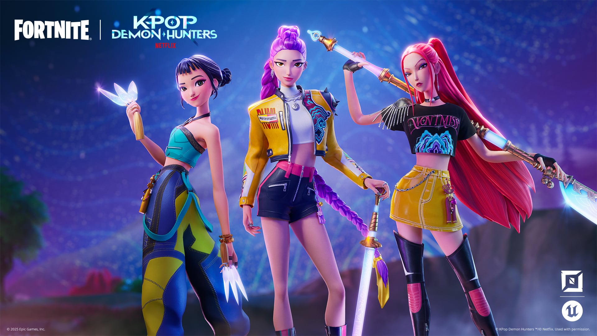 Fortnite suma Las guerreras k-pop y amplía el universo de creación con recursos exclusivos - créditos Fortnite