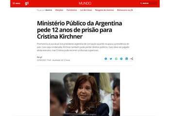"Ministerio Público de Argentina pide
