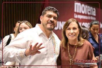 Morena lamenta la muerte del diputado Zenyazen Escobar. (Foto: redes sociales)