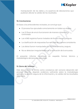 El informe de Kepler, que