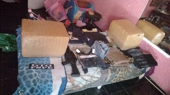 Parte de lo hallado en