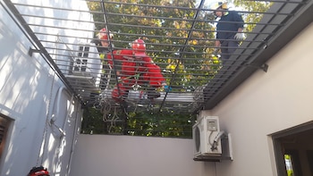 El trabajo de los rescatistas