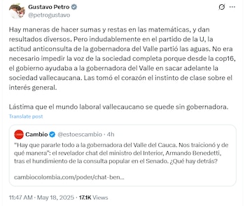 El presidente se refirió a