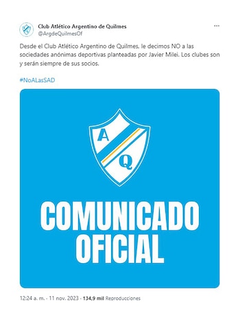 Los clubes se expresaron contra las Sociedades Anónimas
