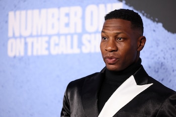 Jonathan Majors en la presentación