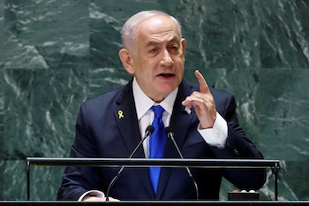 Netanyahu llamó al jefe de la ONU a retirar “inmediatamente” a los cascos azules de la zona de enfrentamientos en Líbano 5 Benjamin Netanyahu pidió a Antonio Guterres que retire a los cascos azules de la ONU de la zona de enfrentamientos en Líbano (REUTERS/Eduardo Muñoz)