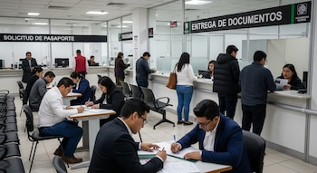El pasaporte mexicano incluye medidas de seguridad biométricas y electrónicas, como chip integrado y hologramas, para prevenir la falsificación. (Imagen Ilustrativa Infobae).