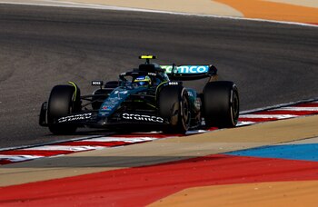 Fernando Alonso en los test