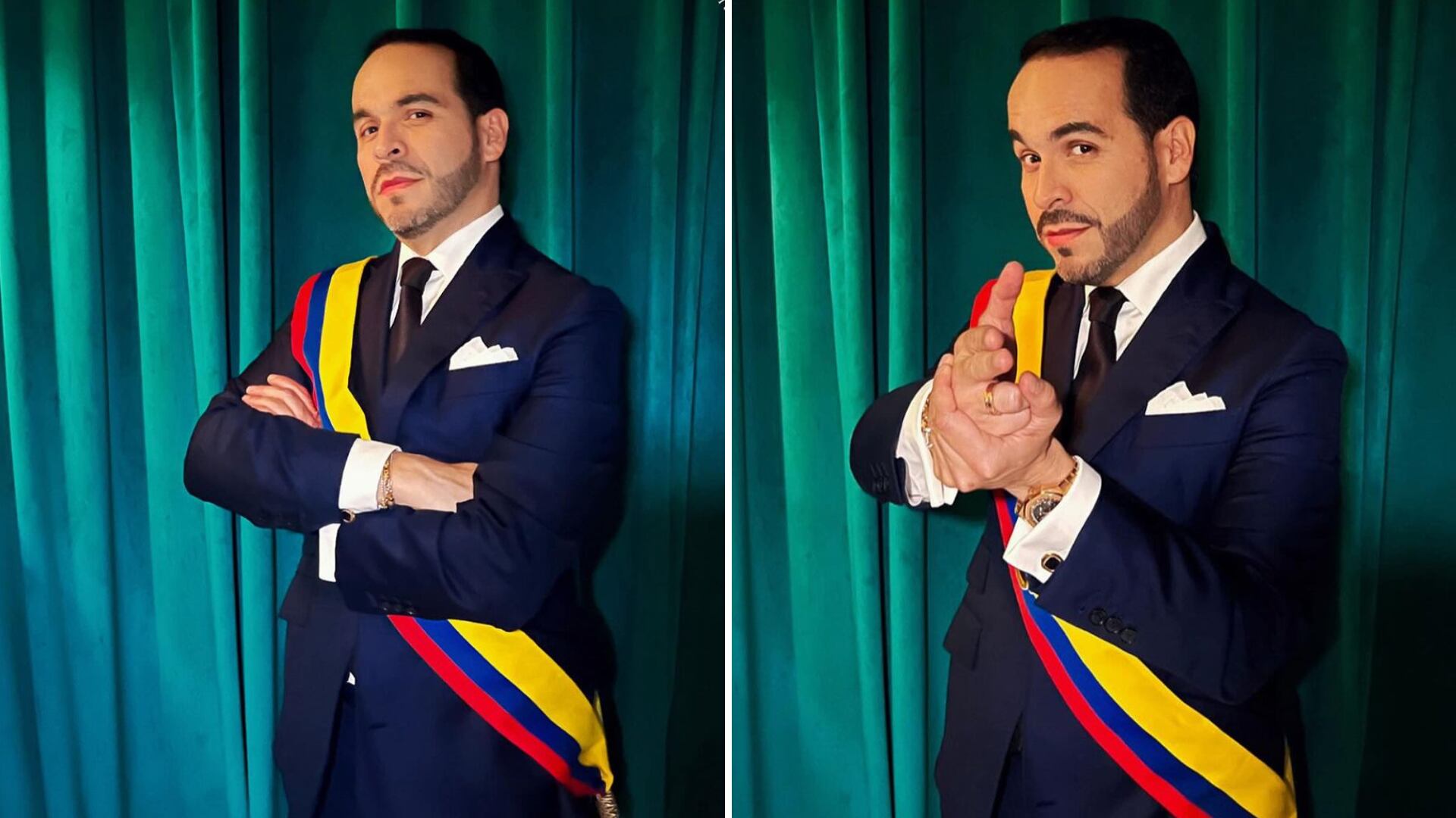 Abelardo de la Espriella recibe el respaldo político de Mauricio Gómez Amín, quien enfocará su trabajo en fortalecer la campaña presidencial de De la Espriella - crédito @delaespriella_style/Instagram