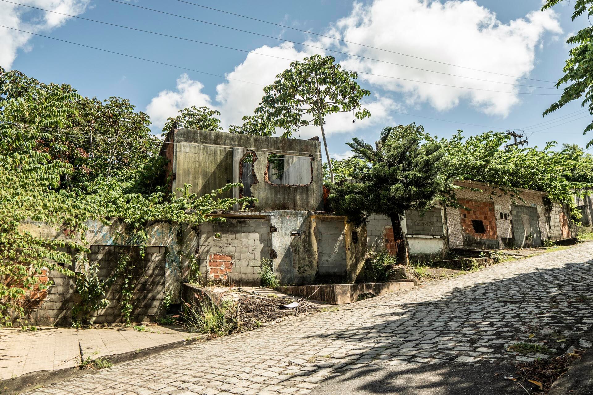 Casas abandonadas en Maceió a causa del colapso geológico en Alagoas (© UNOPS / Erik J. Petterson / 2025)