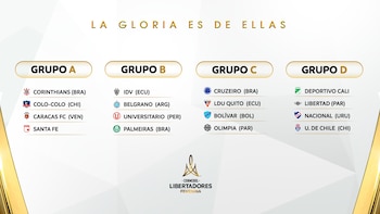 Las "Leonas tendrán una dura competencia con el Corinthians, una de las potencias a nivel de clubes en Sudamérica -crédito @LibertadoresFEM/X