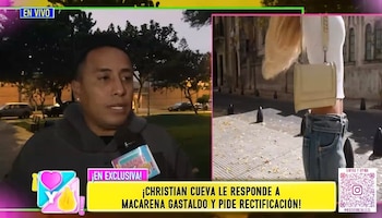 Cueva responde a Macarena Gastaldo en 'Amor y Fuego': "Está mintiendo". Captura: Amor y Fuego.