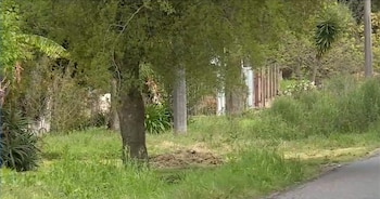 La escena de un crimen en Montevideo (Captura Telemundo/Canal 12)