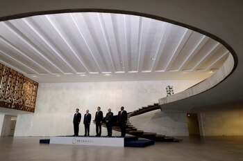 Los mandatarios que lideraban los