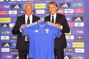 Roberto Mancini comenzó su segundo ciclo en la selección italiana (Créditos: Alfredo Falcone/LaPresse vía AP)