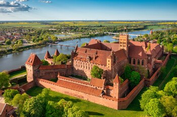 Castillo de Malbork, en Polonia.