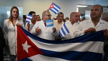 La salida del último grupo