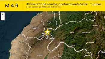 Temblor hoy en Perú EN VIVO: último sismo en Tumbes de 4.6, epicentro y reporte del IGP del sábado 24 de octubre de 2026