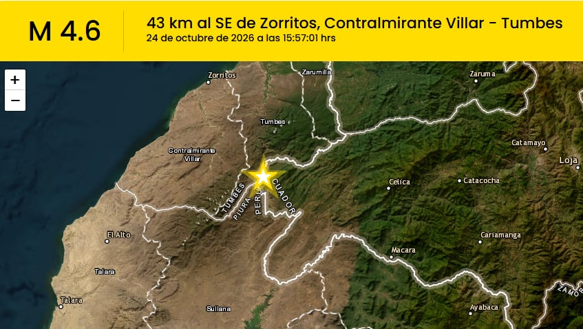 Sismo en Tumbes