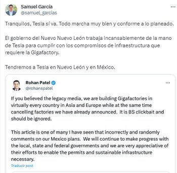 Samuel García pide tranquilidad ante