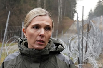 La ministra lituana del Interior,