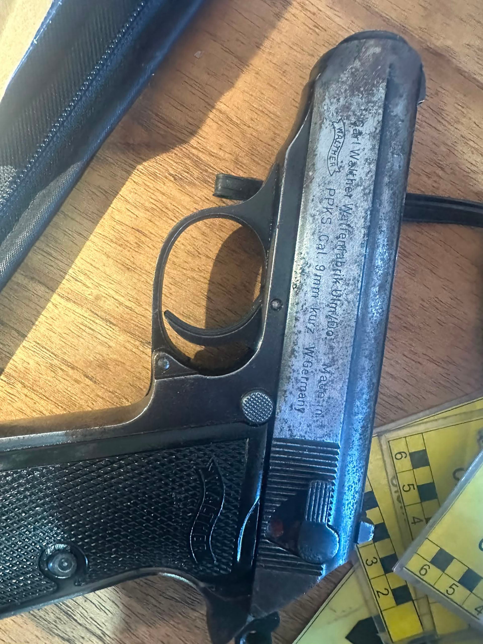 El arma homicida.