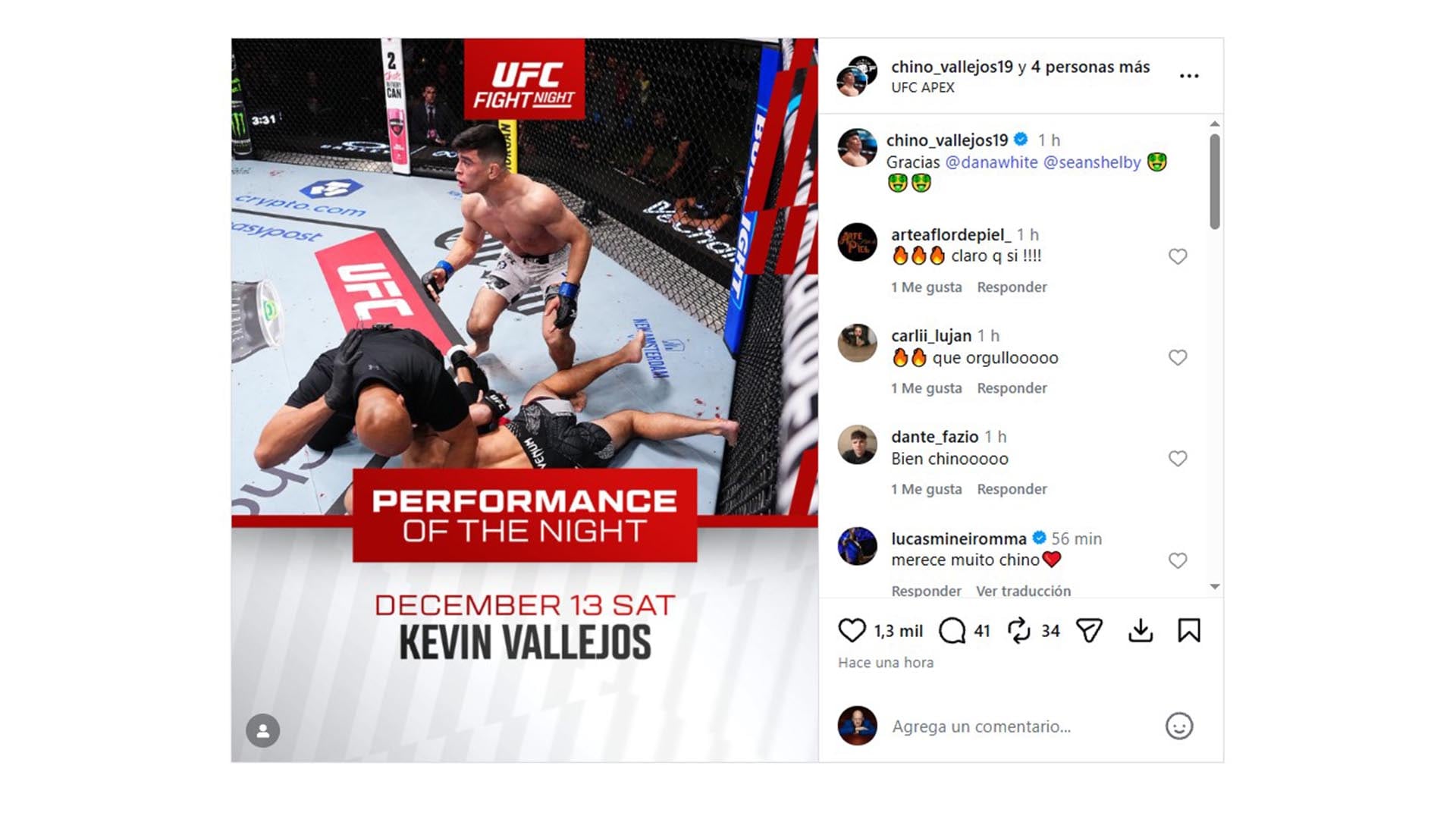 Kevin Vallejos ganó un bono de 50 mil dólares