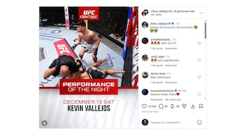 Kevin Vallejos ganó un bono